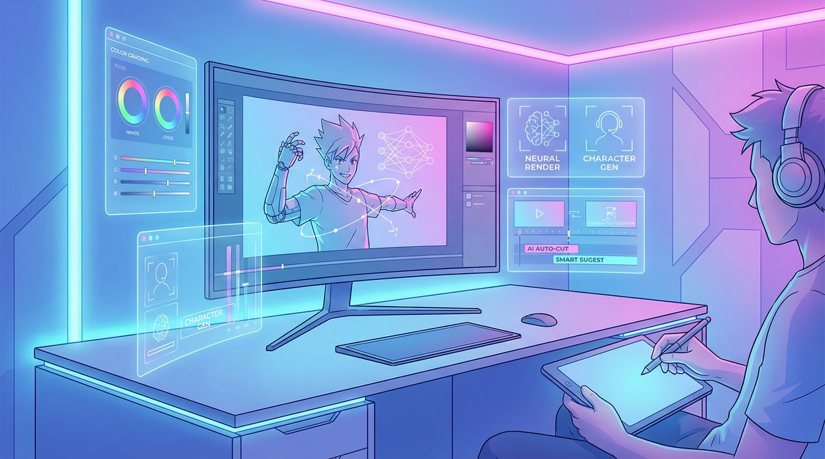 暗网vlog AI动漫剪辑